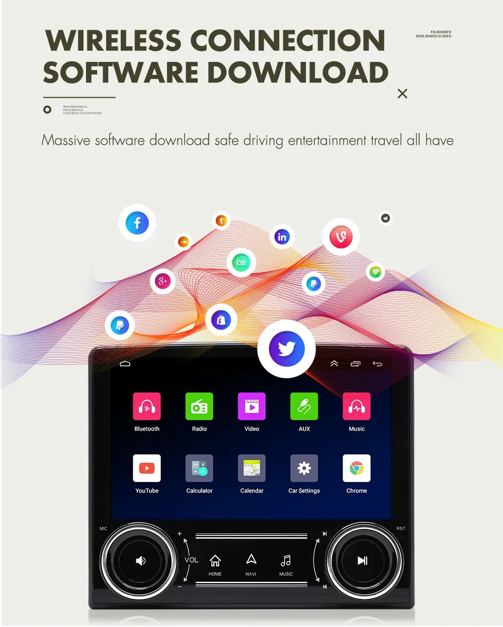 Car Interior Saddle Control Panel Modification for  RMADA PATROL Y62  2012-2021 Knob Central Control